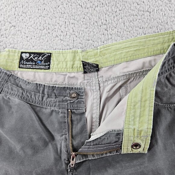 Kuhl‎ Pants Womens 14 Gray Cropped Capri Stretch Outdoor Hiking Nylon Blend - Picture 4 of 16